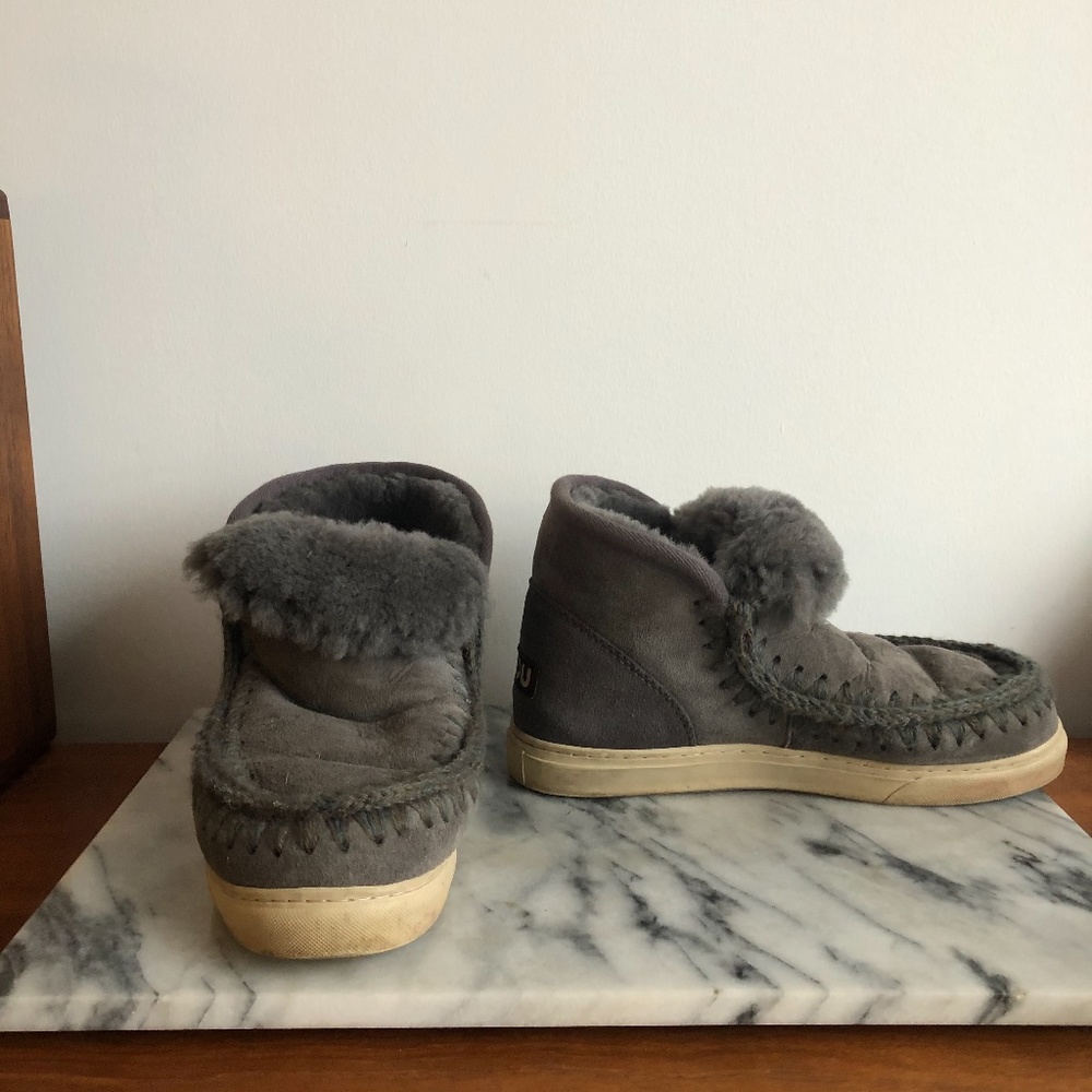 MOU Boots- grey sneaker boot - Picture 2 of 3